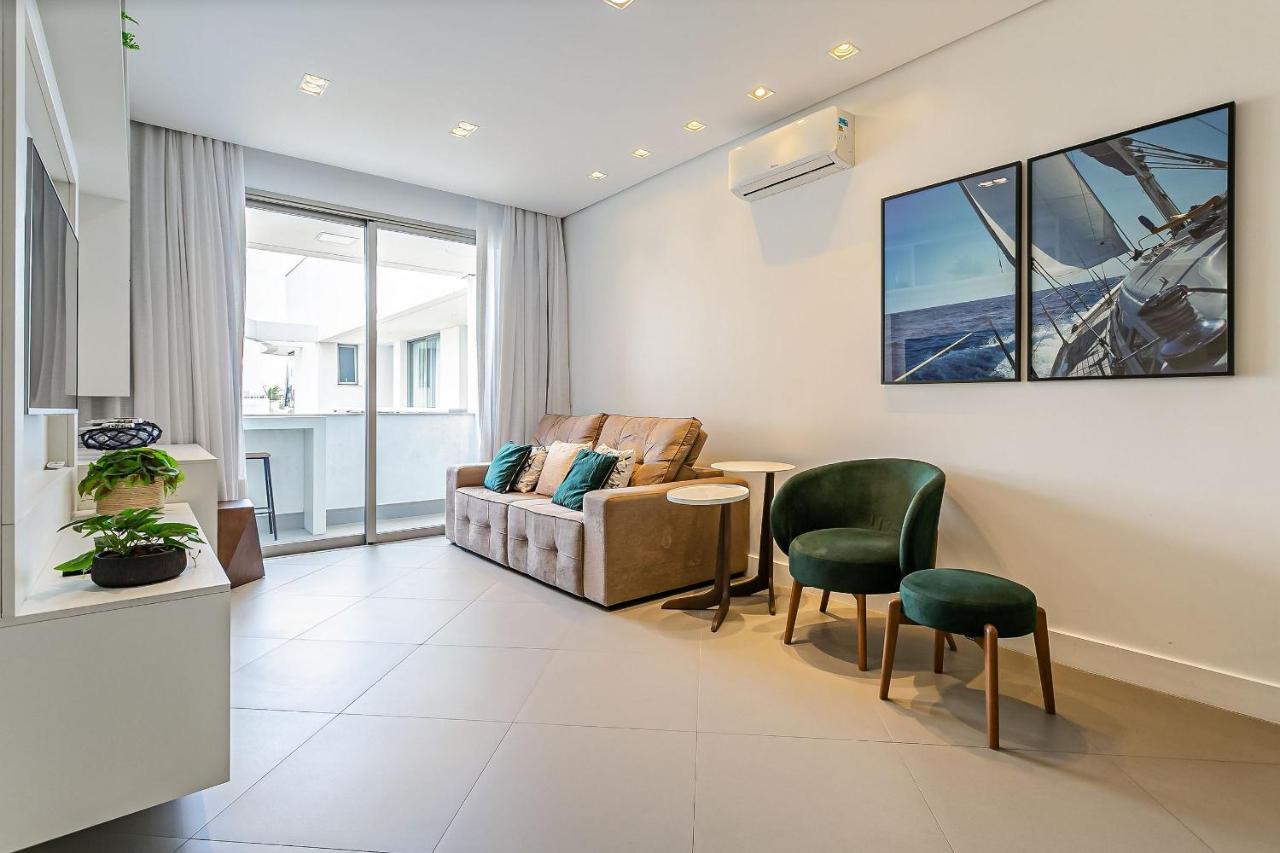 Apartamento de alto padrão a poucos metros da praia em Jurerê Florianopolis Exterior foto